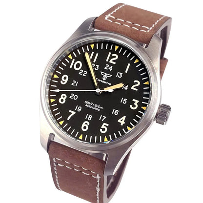 39mm Pilot Aviator Diving Watches Miyota8215 Automatic Mechanical Watch for Men 20BAR Waterproof Sapphire Crystal 316L Steel