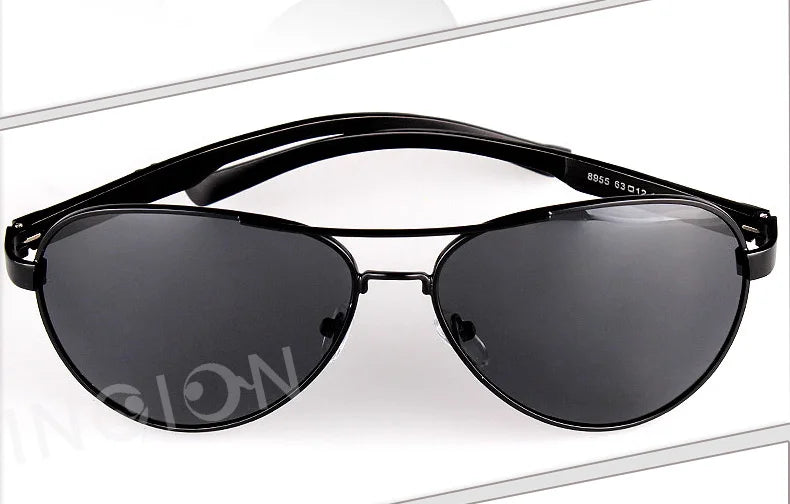Classic Polarized Pilot Sunglasses For Male Driving Black Sun Glasses Men's Vintage Eyewear Gafas De Sol 8955