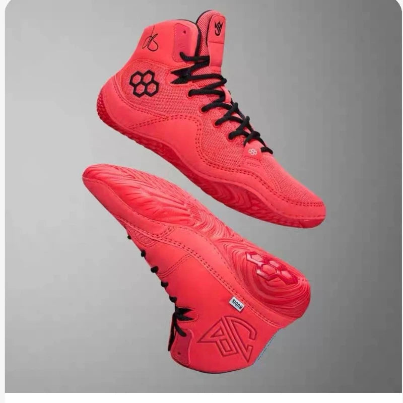 Men Woman Wrestling Shoe Competition Sport Gym Training Shoe Top Quality Comfortable Boxing Sport Shoe 36-45