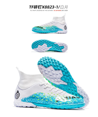Professionelle fodboldsko til mænd, fodboldstøvler til klubbrug, originale indendørs fodboldsko, støvler til bane, græs og træning, TF/FG-sneakers