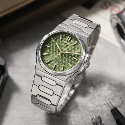 Watchdives WD0016 Super Black Men Watch Ultra Light-Absorbing Dial VH31/VH60 Sweep Second Quartz Movement Stainless Steel Watch