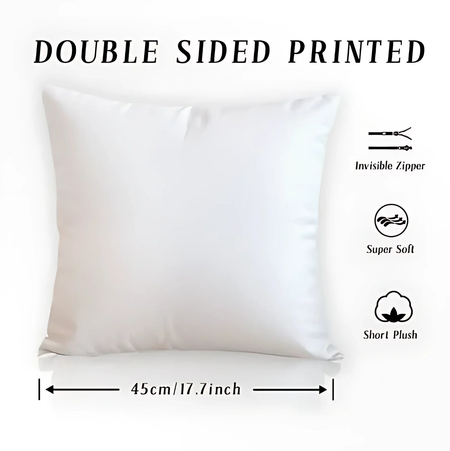 Character S-Sonic the H-Hedgehog Cushion Cover Pillow Case Anti-dustmite Pillowcase Silky Short Plush Sofa Cushion Cover hot