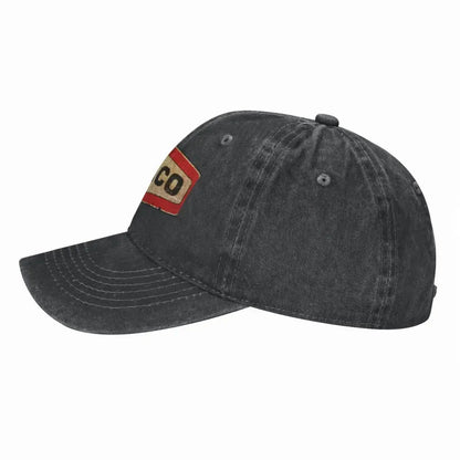 Olja och gas Texaco Klassisk T-shirt Cowboyhatt Westernhatt Damhattar för solskydd Herrhattar