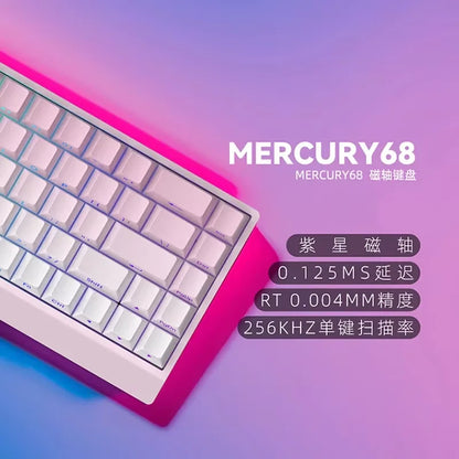 IROK Carotmas Mercury68 Magnetic Switch Mechanical Keyboards 8K 68keys RT0.004mm Low Delay Custom Wired Gaming Keyboard PC Gifts