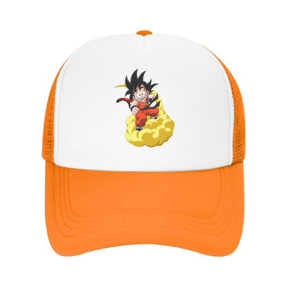 Dragon Ball Son Goku Mesh Baseball Cap Adult Trucker Hat Anime Hats Adjustable Snapback Caps Sports Cap Winter Trucker Hats