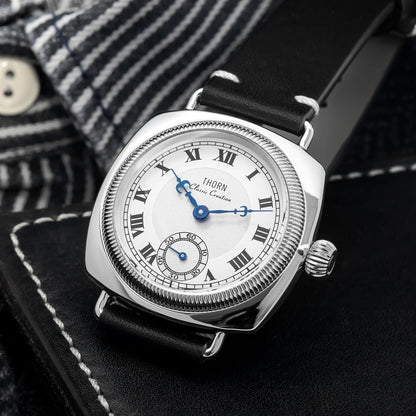THORN T002 Watch Tribute to Classic Oyster Style Antique Pillow Shaped Watch, Retro Watch, Men's and Women's Couple Watches