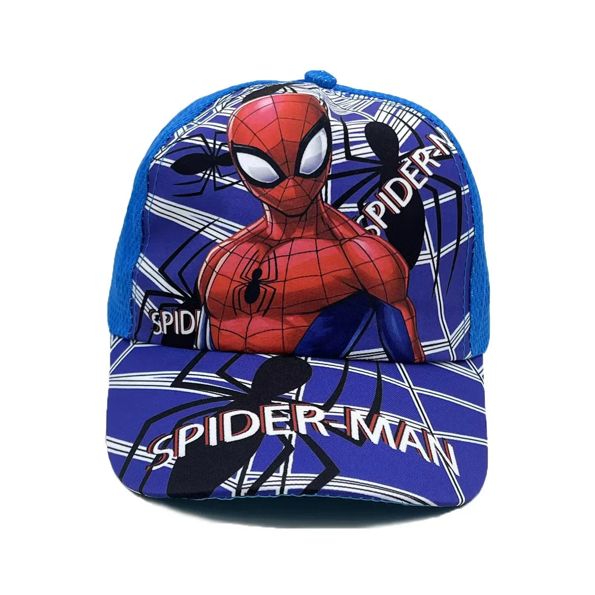 Marvel Spring and Autumn New Children's Anime Spider Man Duck Tongue Hat Sunscreen Sunscreen Hat Baseball Hat