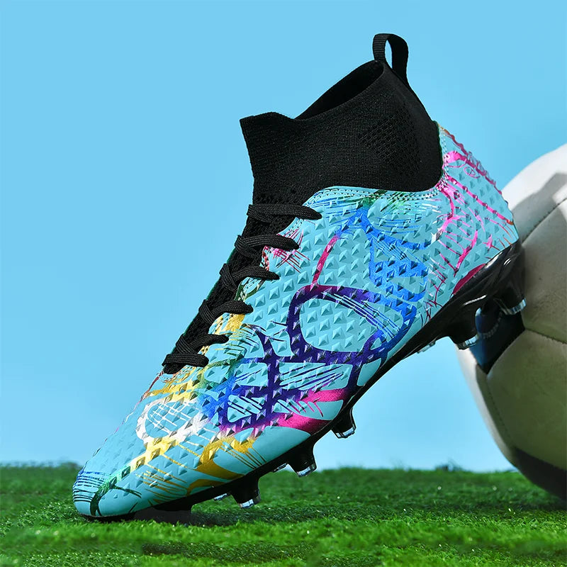 Chaussures de football de compétition à crampons, confortables, respirantes, pour l'entraînement et les matchs, une paire, tailles 31-46