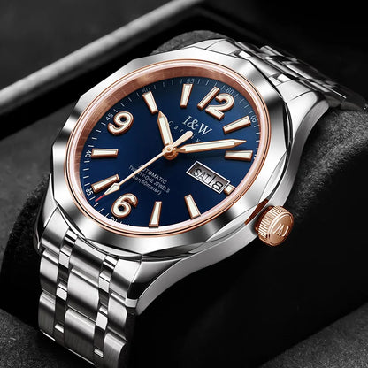 Montre mécanique de luxe pour homme Reloj CARNIVAL en tungstène, mouvement automatique MIYOTA 8205, étanche.