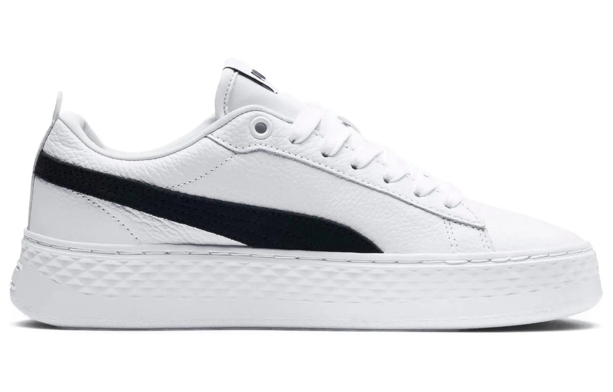Baskets Puma Smash Platform L, blanc et noir, 366487-12