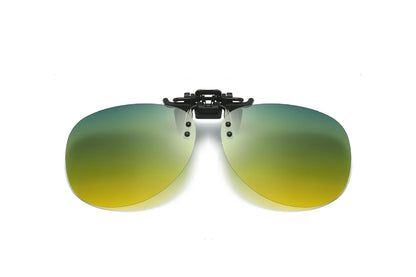 Driving Clip On Sunglasses Men for Myopia Eyeglasses Vintage Women UV400 Lens Night Vision Fishing Sun Glasses