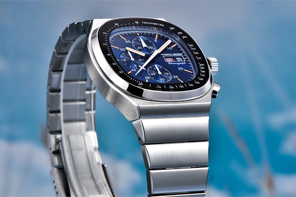 PAGANI DESIGN New PD1819 Men‘s Quartz Watches 40mm Sapphire Stainless Steel Waterproof Luminous C3 Chronograph reloj hombre