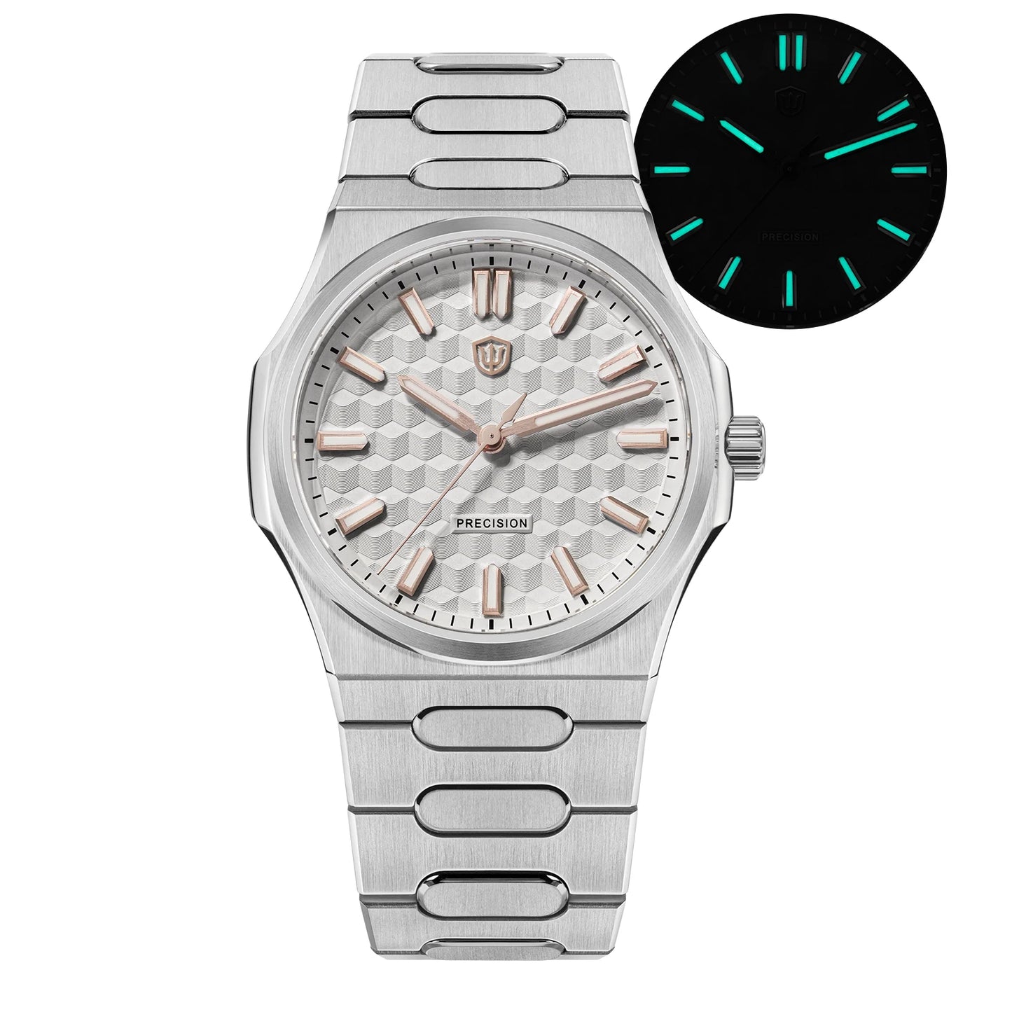 Watchdives WD0016 Super Black Men Watch Ultra Light-Absorbing Dial VH31/VH60 Sweep Second Quartz Movement Stainless Steel Watch