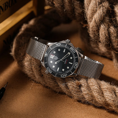 Watchdives WD007Q Diver Watch VH31 Sweep Second Quartz Movement Luminous Domed Sapphire Crystal Watches 42mm Titanium Watches