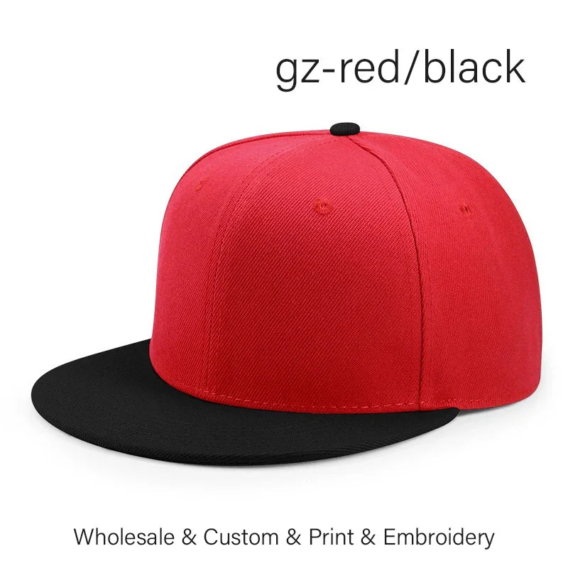 SLECKTON Custom Logo Hats High-quality Hiphop Snapback Caps Letter Embroidery Brand Design Trucker Cap Wholesale Hat Adult