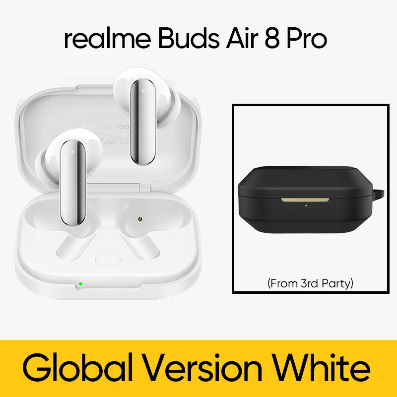realme Buds Air 8 Pro Wireless Bluetooth 6.1 Earbuds – 55dB Active Noise Cancelling, LHDC 5.0, AI Translation, IP55 Waterproof TWS Earphones