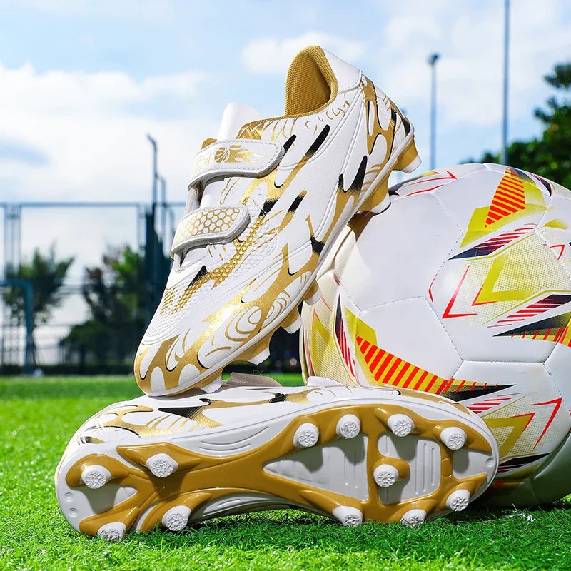 Nouveaux hommes enfants bottes de Football ultralégers garçons chaussures de Football professionnelles crampons antidérapant Match herbe chaussures d'entraînement livraison directe