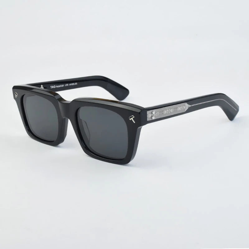 2026 Sunglasses Thick Heavy  Japanese Style Men Fashion Sun glasses brand Acetate High Quality Classical Uv400 QUENTIN Sunglass