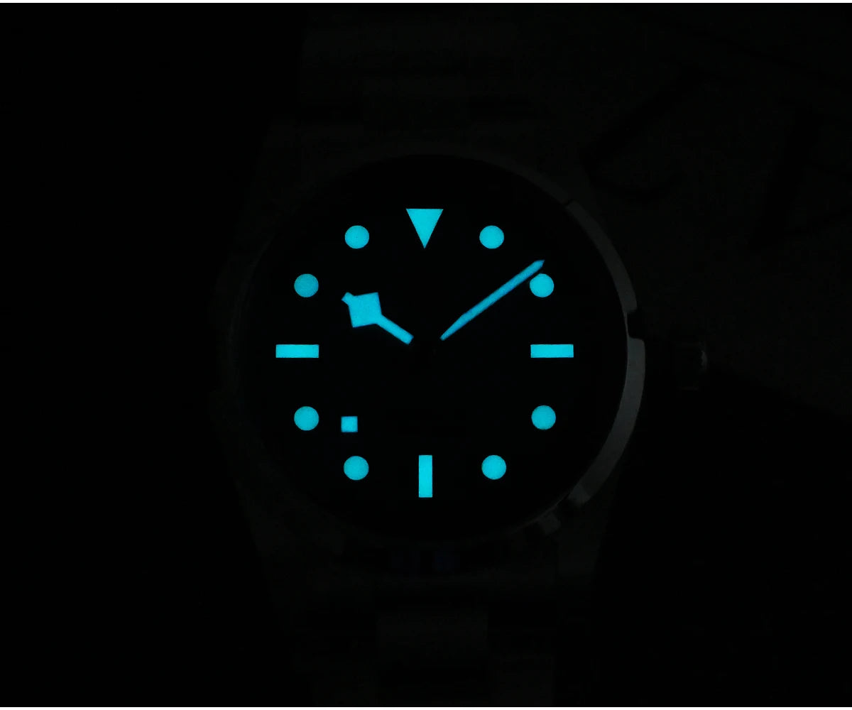 San Martin Men Luxury Watch 36mm BB36 Snowflake Hands Explore Series Sports Watches PT5000 Automatic Mechanical 10Bar BGW-9 Lume