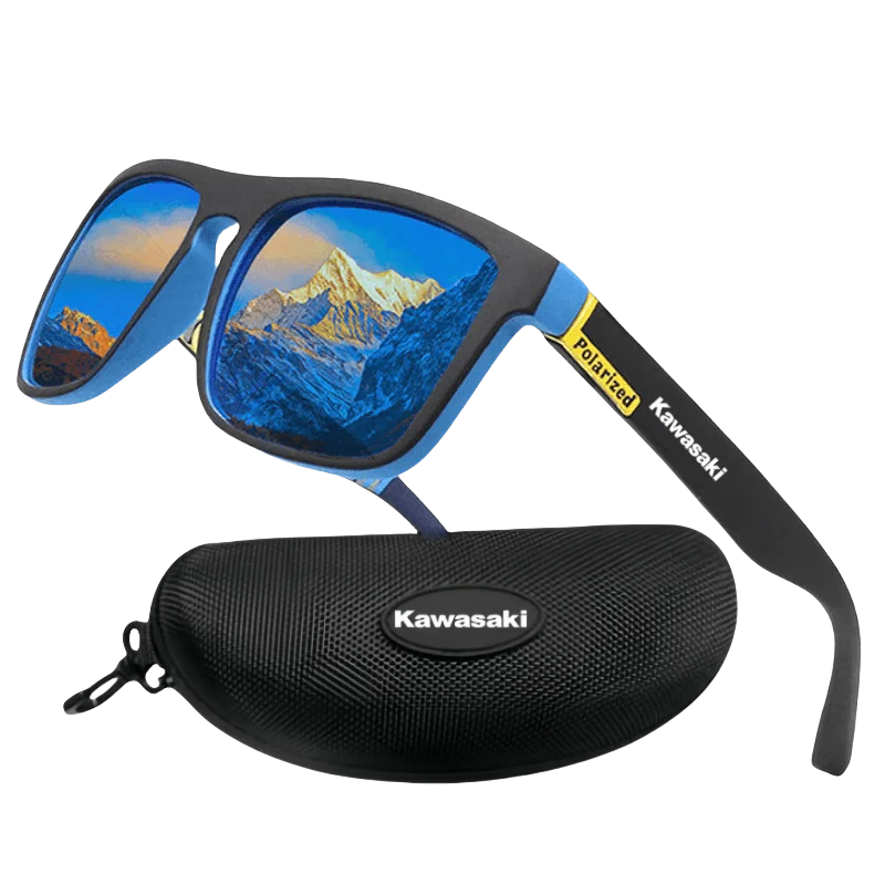 Kawasaki Polarized Sunglasses Men Women High-End Fashion Outdoor Fishing Retro Designer Sun Glasses UV400 Eyewear