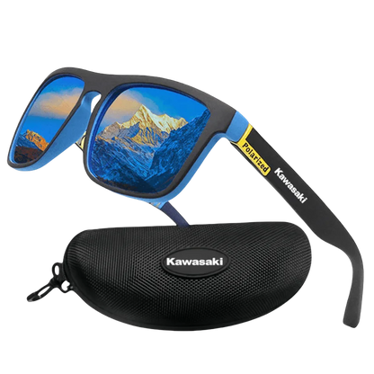 Kawasaki Polarized Sunglasses Men Women High-End Fashion Outdoor Fishing Retro Designer Sun Glasses UV400 Eyewear