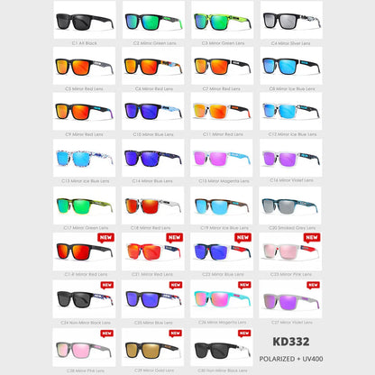 Kdeam High Quality Original Brand Design Polarized Sunglasses for Women Men Fashion Unisex  Trendy Outdoor Eyewear For Couple