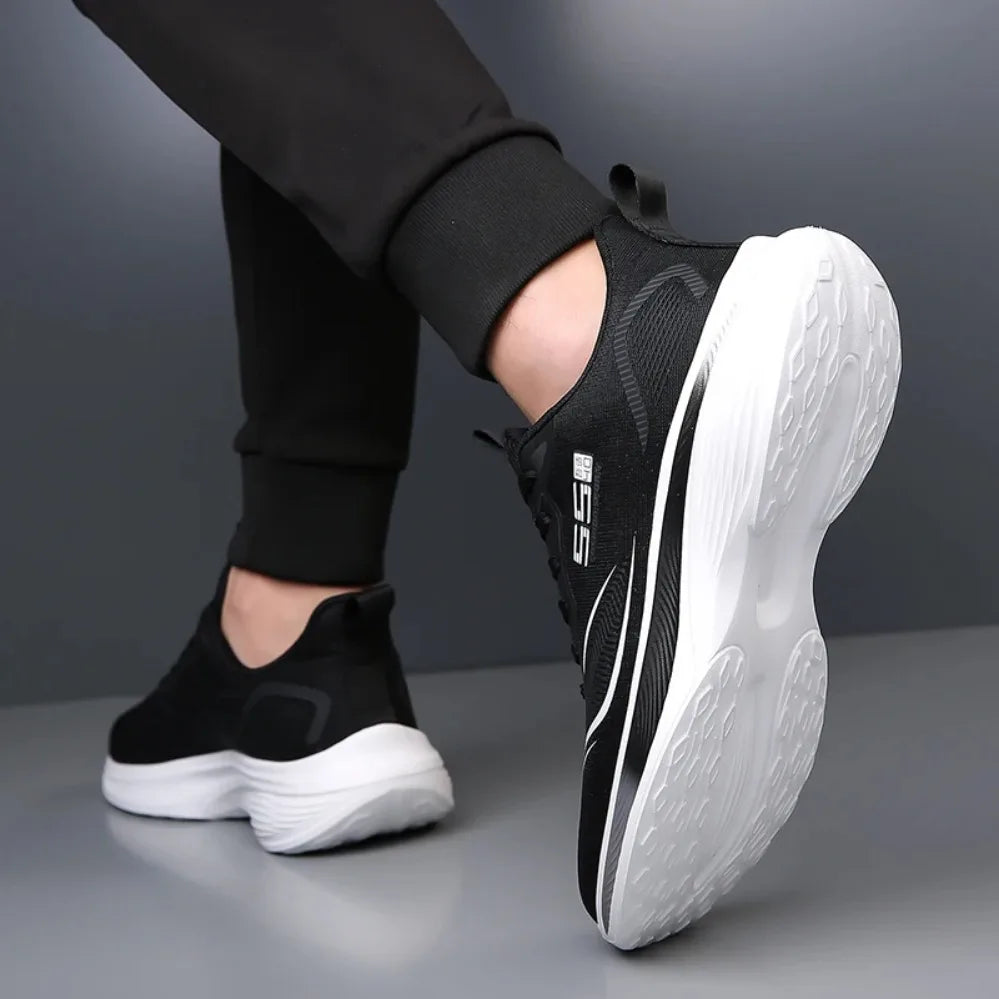 Carbonplaat marathonschoenen voor heren, casual sneakers met luchtkussen, luxe, comfortabel en lichtgewicht, sportieve hardloopschoenen voor heren