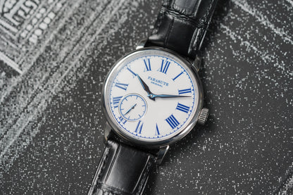 FARASUTE New 39mm Manual Customized Mechanical Movement Watch Men Casual Power Reserve 80 hours Sapphire Wristwatch reloj hombre