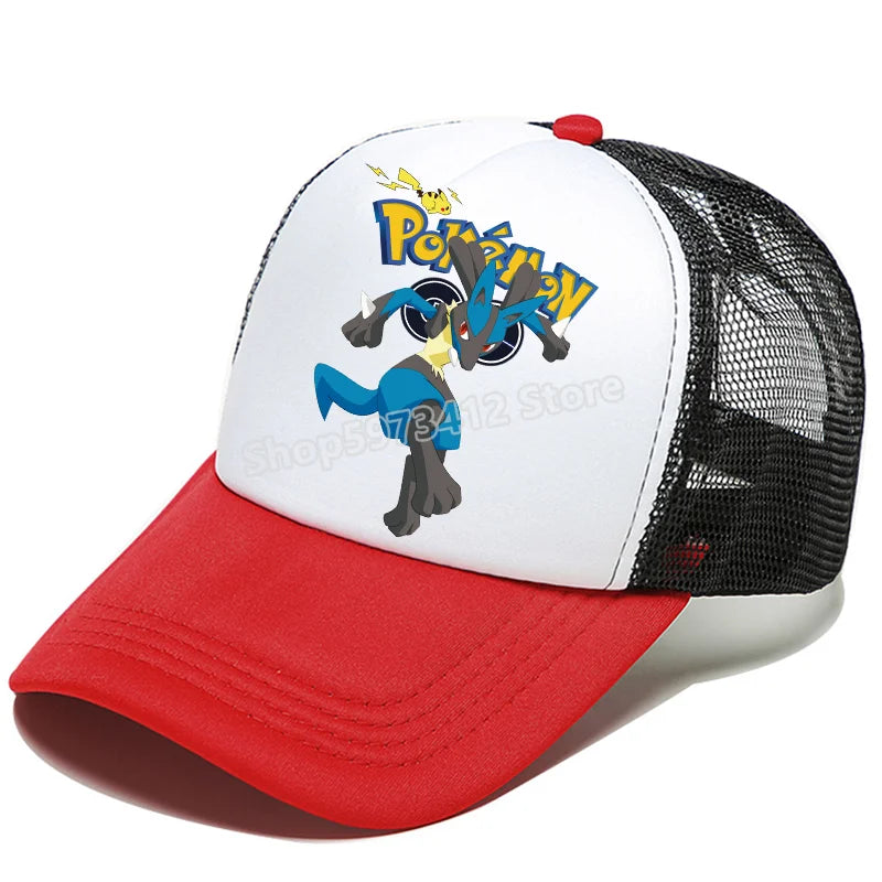 Pokemons Baseball Cap Pikachu Charizard Gengar Anime Peaked Hat Kid Adult Summer Outdoor Sport Hats Boy Casual Fashion Cap Gift