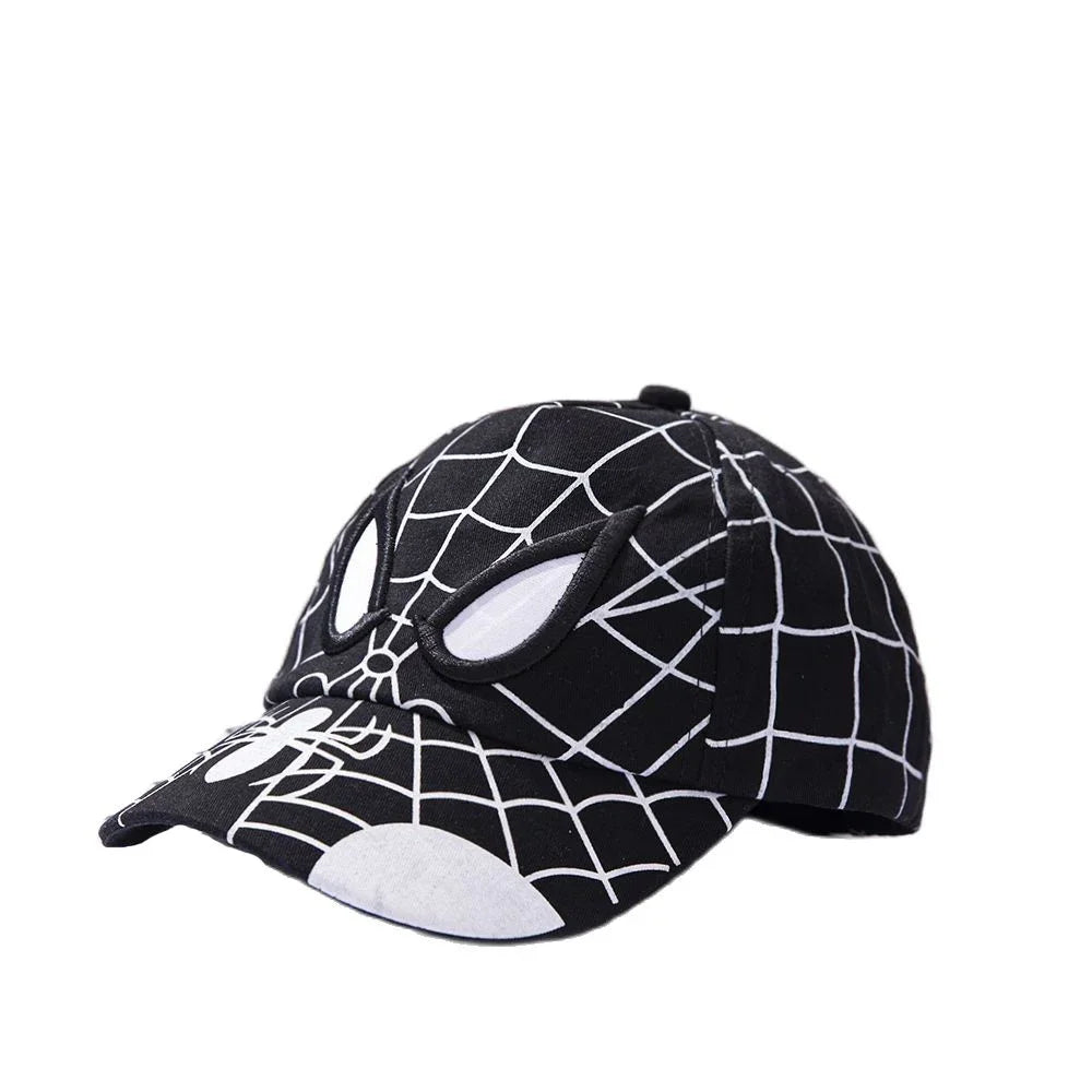Spider Man Men and Women Cartoon Hat Baseball Hat Men and Women Hip Hop Duck Tongue Hat Sun Hat Outdoor Sunshade Beach Hat