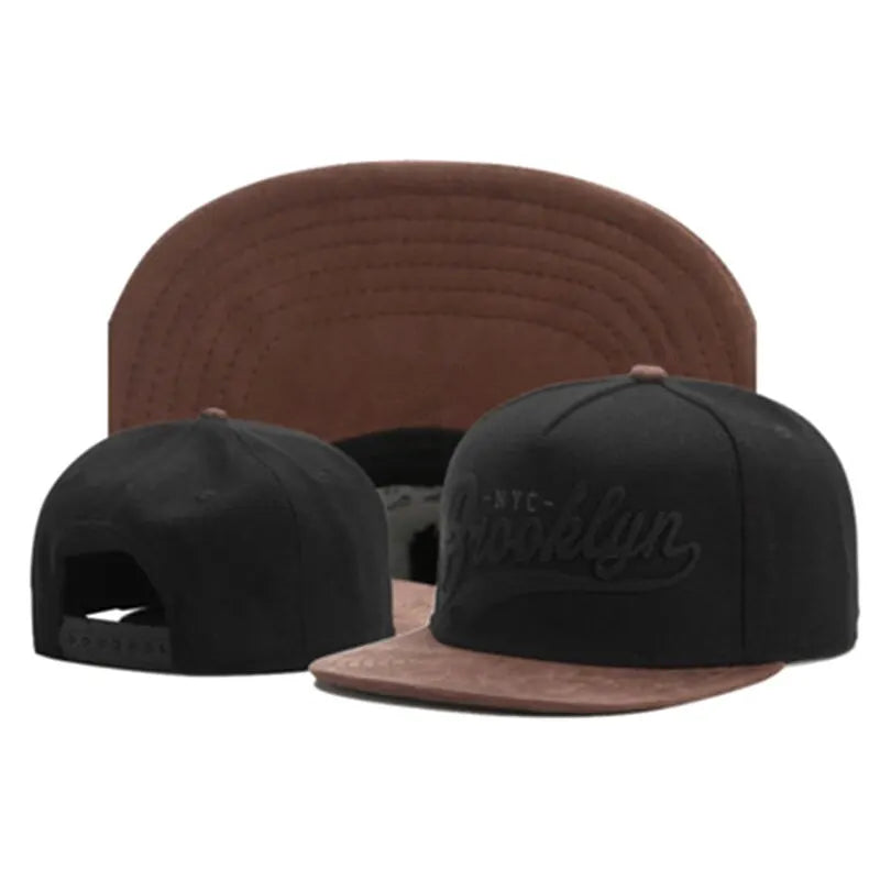 Herrmode Broderad keps med bokstäver Snapback-keps Unisex solskyddskeps Justerbar hiphop-keps Dambaseballkeps Cowboyhatt