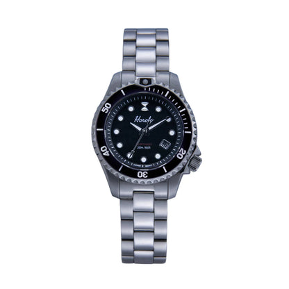 Horolo Women' Watches Japan Solar Movement 30mm Luminous Water Resistant Sapphire stainless steel Luxury Watch Gift For Wife