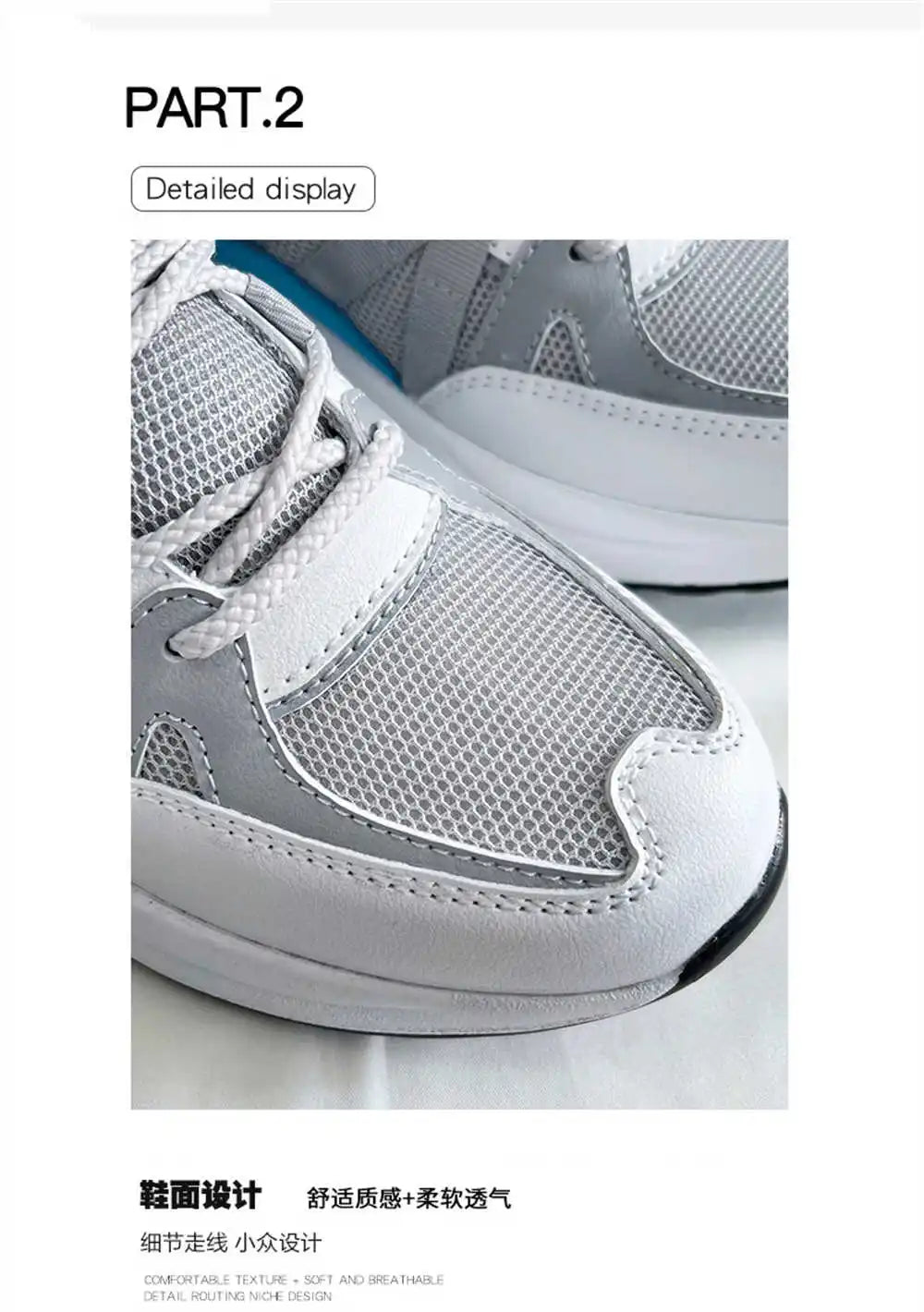 Large Dimensions Blue Tenni For Men Walking Sneakers Health Shoes Sport Shose Tenisky Best-selling Ternis Sneacker