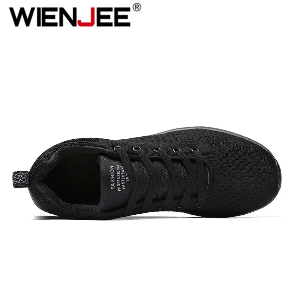 Strick-Laufschuhe für Herren und Damen, lässige Sneaker, atmungsaktive Sportschuhe für Lauftraining, Fitnessstudio und Outdoor, leicht, Größe 38-47