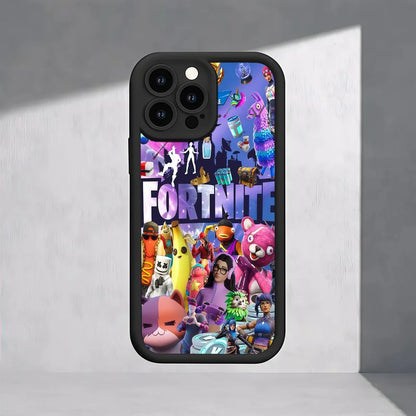 F-Fortnite Game Phone Case for iPhone 17e 17 16e 16 15 14 13 12 11 Air Pro Max Mini XR XS X 7 8 6 6s Plus Soft TPU Back Cover