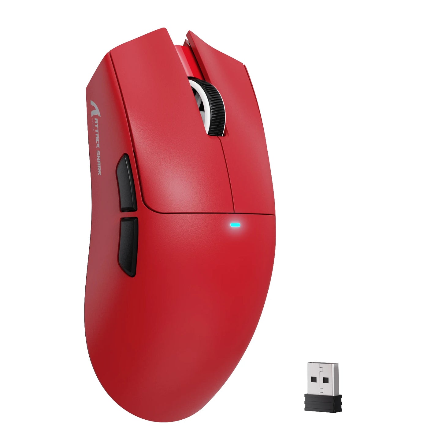 ATTACK SHARK X11SE langaton pelihiiri, kolmiyhteystilainen, 63g superkevyt PAW3311-anturilla, 22000 DPI, 300mAh akku, kaksoisohjain