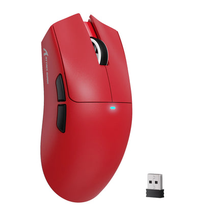 ATTACK SHARK X11SE langaton pelihiiri, kolmiyhteystilainen, 63g superkevyt PAW3311-anturilla, 22000 DPI, 300mAh akku, kaksoisohjain