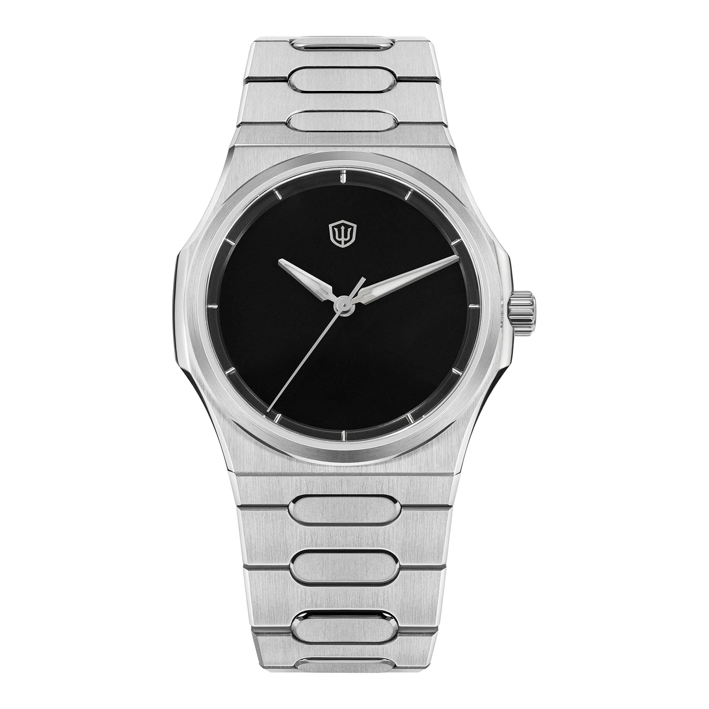 Watchdives WD0016 Super Black Men Watch Ultra Light-Absorbing Dial VH31/VH60 Sweep Second Quartz Movement Stainless Steel Watch