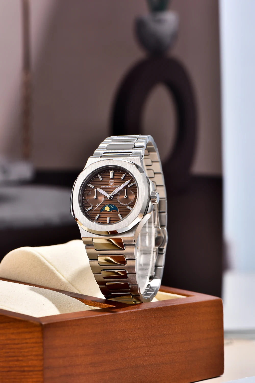 2025 New PAGANI DESIGN Women's Watch Automatic Date Luxury Quartz Watch Japan Epson VX3HA Watch Stainless Steel Waterproof Clock