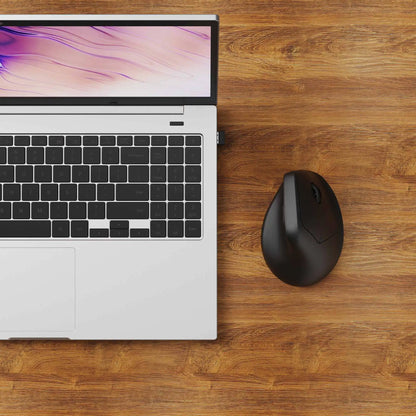 Keychron M5 trådløs ergonomisk optisk mus, 8K polling rate, 2.4GHz og Bluetooth, Type-C, 3950-sensor