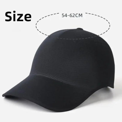 Kreativ present – sömlös basebollkeps, snabbtorkande, hopvikbar sportkeps, lätt visirkeps i polyester
