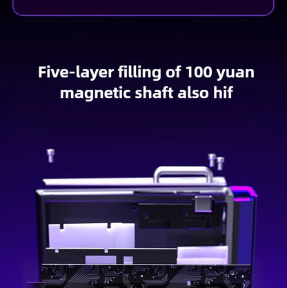 Magnetic Keyboard mechanical Aula Hero68he wired  RGB65% teclados gamer Hot-Swap pc 8000 Hz Polling Rate white clavier mecanique