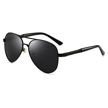 Classic Big Pilot Sunglasses Men Women Luxury Metal Black Aviation Sun Glasses Male Fashion Driving Vacation Shades UV400 Goggle
