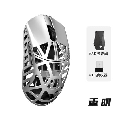 WLmouse Beast X Max Wireless Mouse PAW3950HS Sensor Magnesium Alloy 8K FPS Gaming Mouse Lightweight Gaming Accessories Customize