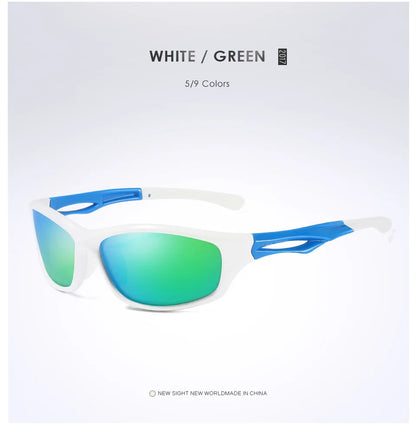VCKA Polarized Myopia Sunglasses TR90 Men Women Classic Sport Driving Glasses Male Colorful Lenses Customized Prescription UV400