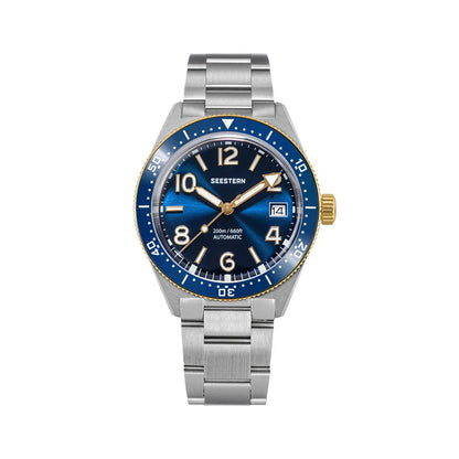 SEESTERN Diver Men's Watch Automatic Mechanical Wristwatches NH35 Movement Ceramic Bezel 20Bar Waterproof Sapphire Luminous S434-2