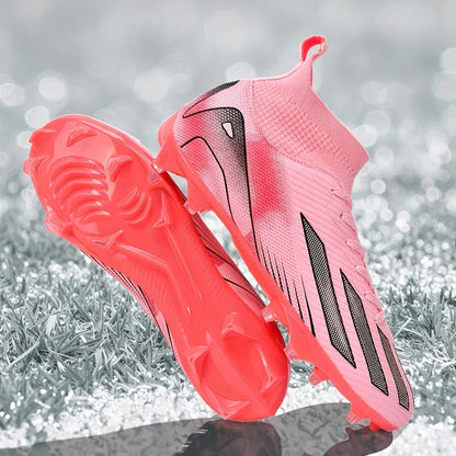 New Men Football Boots Cleats Boys Ultralight Sport Soccer Shoes Adult Professional Non-Slip Comfortable Training Match Grass