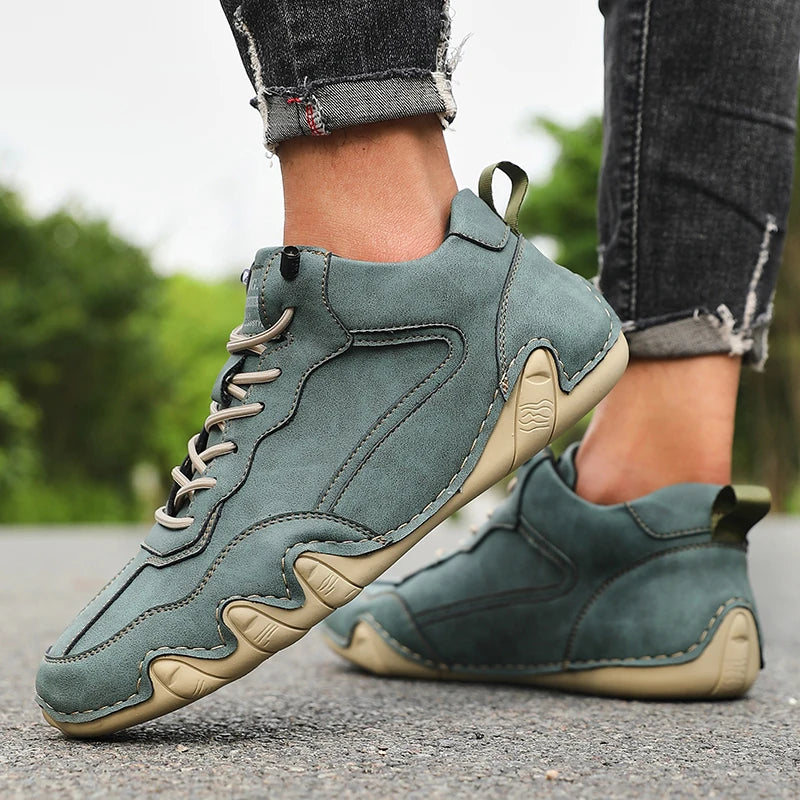 Scarpe casual da uomo, comode, in pelle di alta qualità, alla moda, casual, mocassini, scarpe sportive da passeggio, scarpe firmate Facon