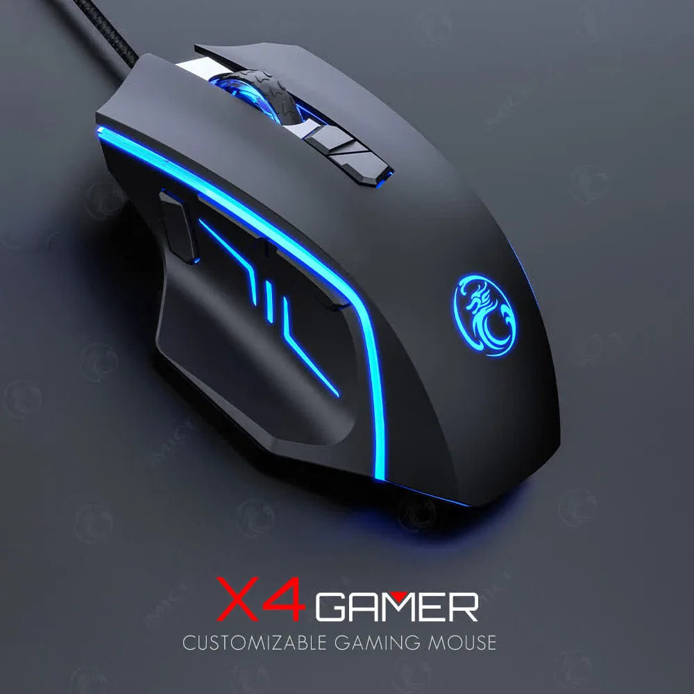 USB Wired Optical Gaming Mouse Ergonomic Mice 7200 DPI Gamer Mice 6 Buttons Gaming Mice for PC Gamer Computer Desktop