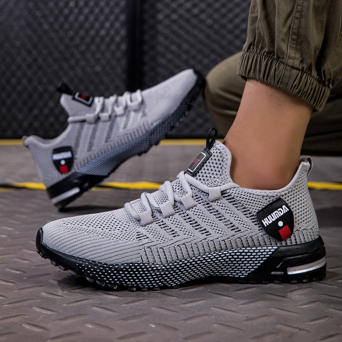 Baskets d'été pour hommes, légères, respirantes, chaussures de course décontractées pour l'extérieur, chaussures de tennis tendance pour l'entraînement, chaussures pour hommes